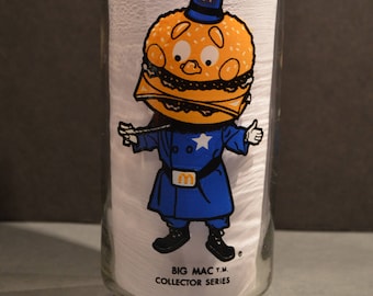 1970's Big Mac McDonalds Collector Series Glass