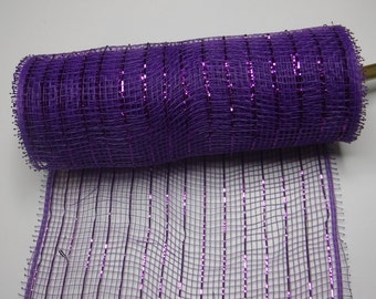 Purple Decorative Mesh 5 Yards