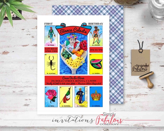 Loteria Invitations Template 10