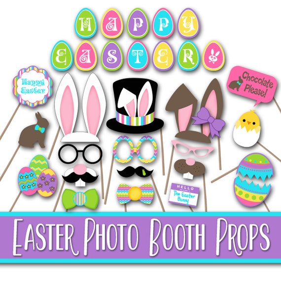 Items Similar To Happy Easter Photo Booth Props And Decorations Items Similar To Happy Easter Photo Booth Props And Decorations