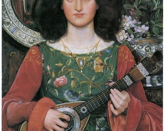 Hand-cut wooden jigsaw puzzle. MELODY. Kate Elizabeth Bunce. Fine art painting. Wood, collectible. Bella Puzzles.