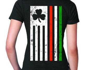 irish american flag t shirt