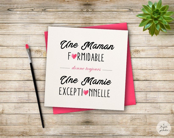 Carte Une Maman formidable...