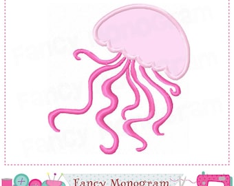 Jellyfish applique,jellyfish embroidery,jellyfish design,medusa applique,medusa design,medusa embroidery.