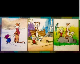 Calvin and Hobbes Paintings