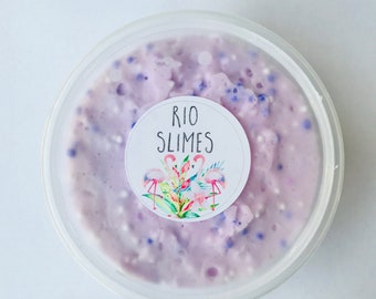 Lilac Fields Slime-Slime with foam beads