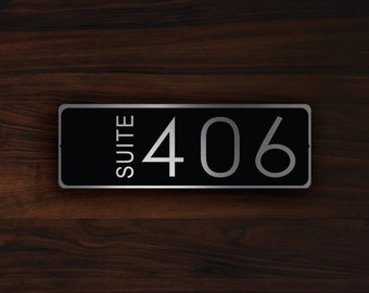 CUSTOM HOTEL SUITE Door Number Sign, Hotel Suite Door Number Sign, Customizable Room Number Signs, Hotel Room Number, Hotel Room Numbers