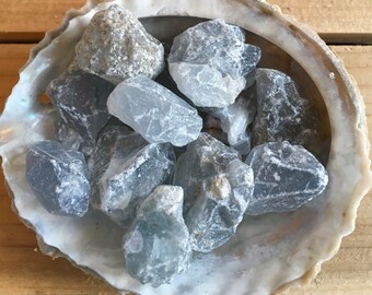 Celestite Small Crystal Natural Stones, Angel Stone,Spiritual Stone, Healing Stone, Healing Crystal, Chakra