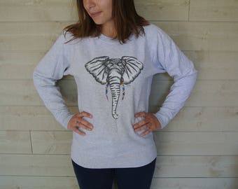 Sweatshirt woman Elephant