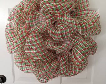 Christmas wreath/ holiday wreath/ front door wreath
