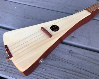 Stick Dulcimer: Beautiful Woods, Sweet Sound, Handmade, with Electric Pickup