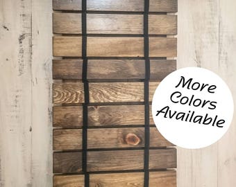 Taekwondo Karate Martial Arts Belt Display Rack-SINGLE COLOR-Solid & Distressed Colors Available