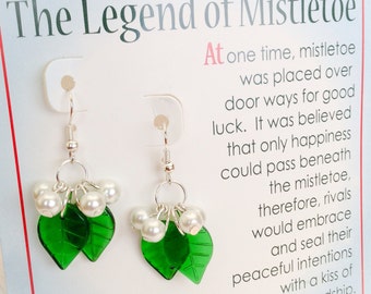 Mistletoe Earrings