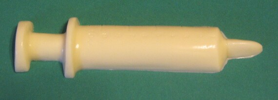 One dozen chocolate medical medicine syringe party favors