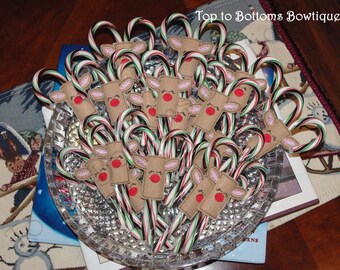 Reindeer Candy Cane Holder (Felt)