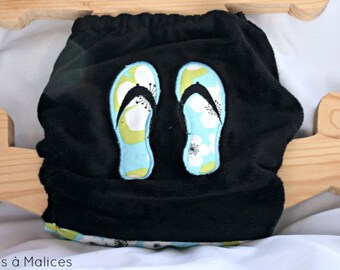 Baby embroidered diaper (AI2), cloth diaper