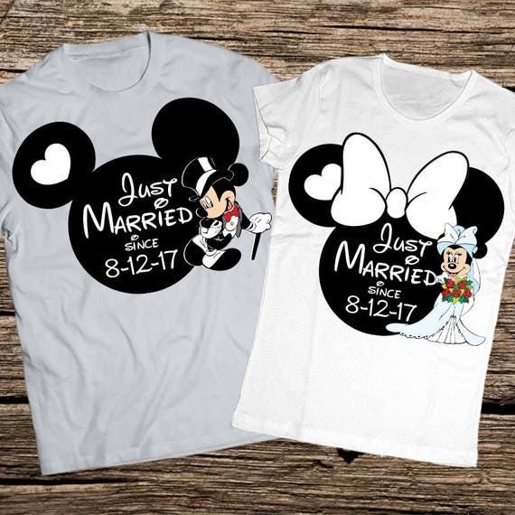Disney honeymoon shirts Anniversary disney shirts Married