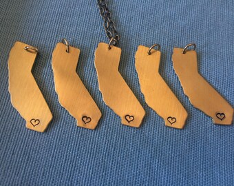 Hand Stamped San Diego, California Blank