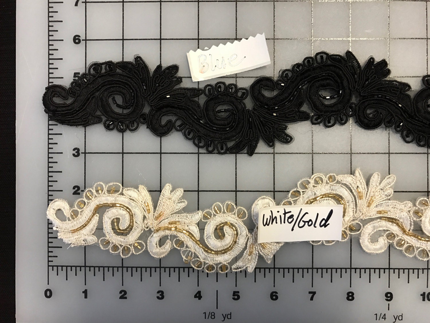 Embroidery Trim. Appliqué Trims Bridal Trims. Sold by the
