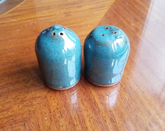 Handmade Stoneware Salt and Pepper shakers