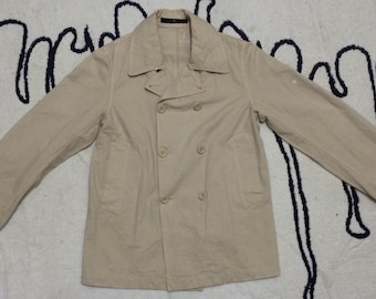 Vintage 90s Stone Island Trench Coat, Long Coat, Made in Italy great condition, Rare