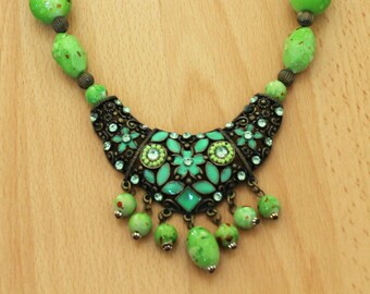 Double Layer Stainless Steel Bohemian Silk Necklace With Graffiti Cat Motif Length 43 cm main image 1