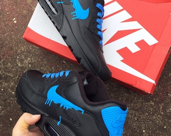 Fluorescent blue drippy nike air max 90