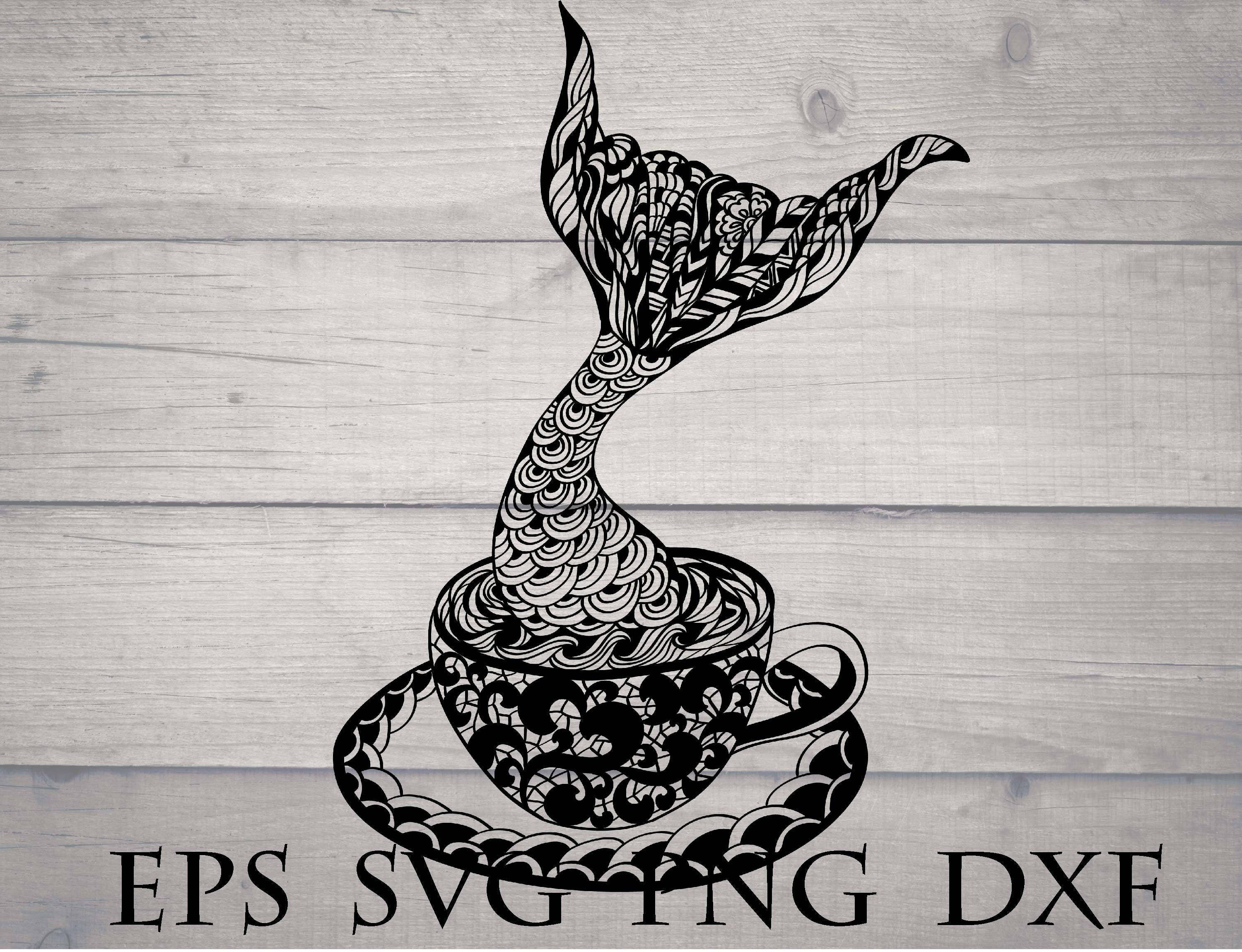 Free Free Mermaid Zentangle Svg 860 SVG PNG EPS DXF File