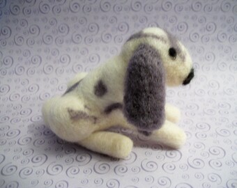 Lop Ear Bunny, Felted Rabbit, Miniature Bunny, Handmade Gift, FeltWithAHeart