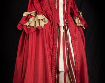 Robe a la francaise Rococo Dress Saue Gown Custom Sized