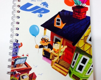 Disney Pixar Up Repurposed Little Golden Book Planner/Sketchbook/Journal/ Autograph Book/Notebook
