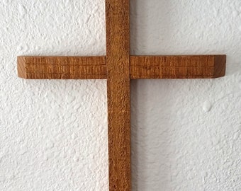 Wooden wall cross, decorative cross, Christian, Greek, Eastern Orthodox, Russian cross, unique
