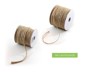Burlap Jute Bakers Twine Cord String for Craft Gift Weddings and Scrapebooking