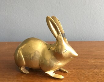 Adorable vintage brass rabbit | made in India