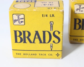 Brads Nails 3/4" The Holland Tack Co. Conn USA