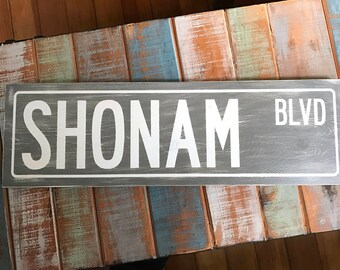 Personalized Street Sign, Distressed signs, Wood Signs, Street Sign, Custom Street Signs, New Home Housewarming Gift, Wooden Signs