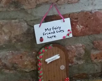 Fairy Door. Elf Door. Magical Fairyland Entrance Portal.