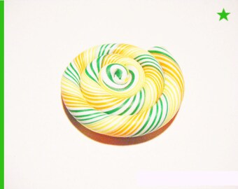 polymer clay lollipop cabochon