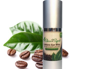 AGE DEFYING Eye Cream w/Caffeine & Hyaluronic Acid | for Puffy Eyes | Dark Circles | Fine Lines | Natural | Organic | Cruelty Free | 1 oz!