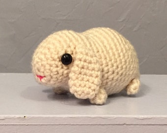 Lop Ear Bunny - Stuffed Animal - Amigurumi Rabbit - crocheted bunny