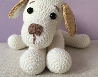 Handmade Crochet Dog, Amigurumi Dog, 2018 The Year of the Dog Gift, Handmade Dog Toy, Crochet Puppy, Stuffed Crochet dog, Birthday Gift, Dog