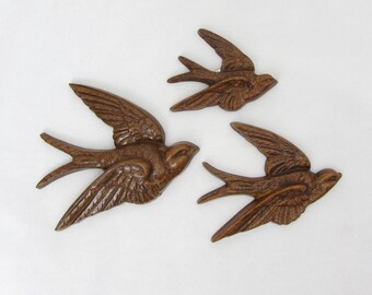 Burwood Molded Birds - 3.5 - 5.5" - 1980s