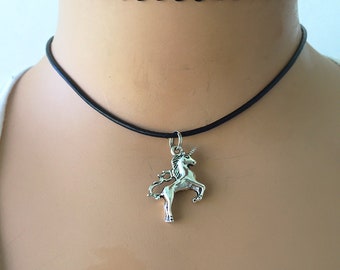 Unicorn Necklace/ Unicorn Choker/ Magical Unicorn Necklace/ Fantasy Pendant Necklace/ Be a Unicorn