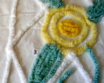 Chenille bed spread