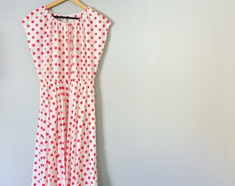 Vintage 1980s Polka Dot Dress