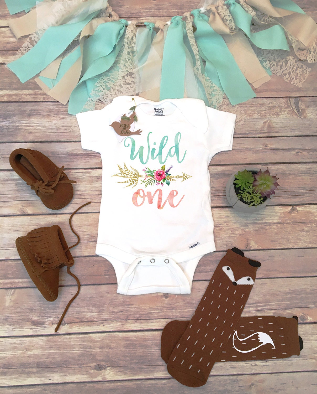 Wild One Onesie® Wild One Birthday Outfit Boho Birthday