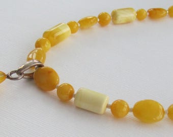 Butterscotch Baltic Amber beaded handmade necklace