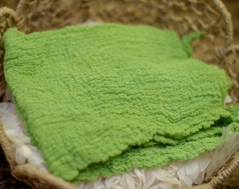 Irish Eyes Newborn Cheesecloth Wrap