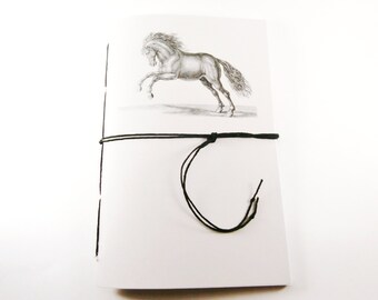 Horse Journal, Ruled Notebook, Graph Paper Journal, Horse Notebook, Dot Grid Writing Journal, Lined Notebook, Personalized Journal, Cahier