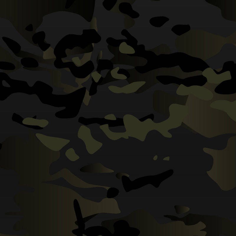 Original Multicam Black vector camouflage pattern for